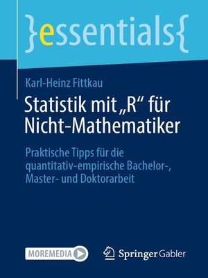 cover image of Statistik mit „R" für Nicht-Mathematiker